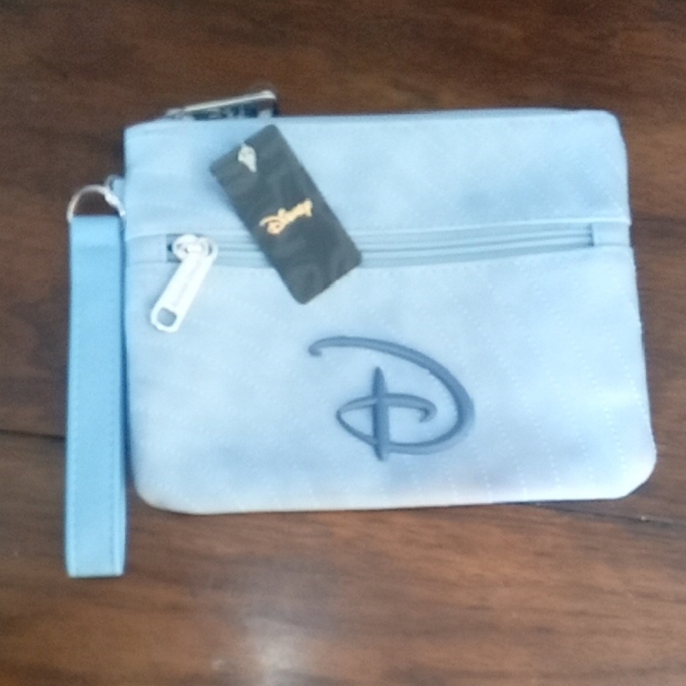 Disney Blue Wristlet Pouch